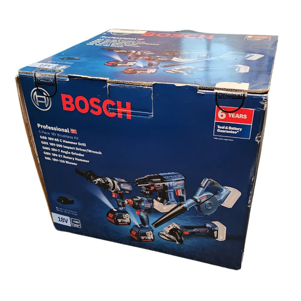 Bosch 0 615 990 M5D 18V 5 Piece 5Ah Kit Powertools Tauranga