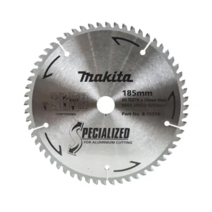 Makita - B-15578 - Aluminium cutting blade 185mmx20mm 60T - for Circular saws - Makita | $178.87 | Available from Powertools Tauranga
