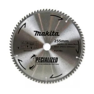 Makita - B-15659 - Aluminium cutting blade 260mmx25.4mmx80T - for Mitre saws - Makita | $178.87 | Available from Powertools Tauranga