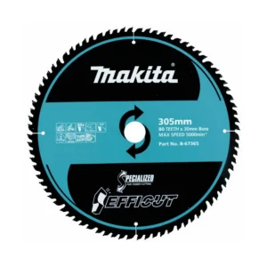 Makita - B-67365 - EFFICUT Cutting blade 305mmx30mm 80T (Wood) - Makita | $187.49 | Available from Powertools Tauranga