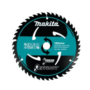 Makita - B-68591 - EFFICUT Wood Cutting Blade 185mmx20mmx45T - Makita | $68.51 | Available from Powertools Tauranga