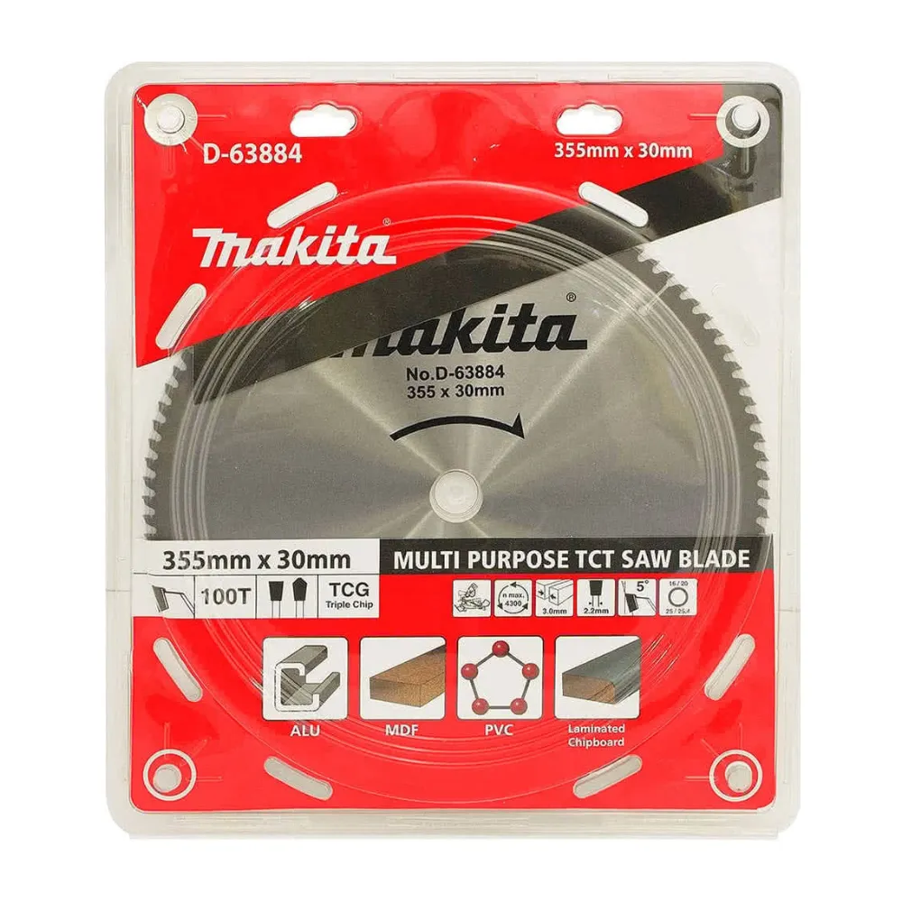 Makita - D-63563 - MULTI-MAT TCT BLADE 260mm 80T - Tauranga Powertool ...