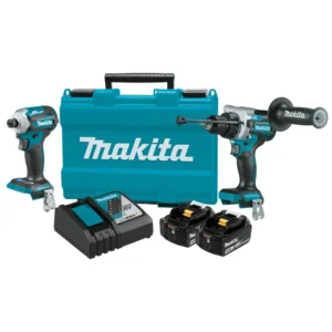Makita - DLX2411T - 18V LXT Brushless 2-Piece Hammer Drill Driver / Impact Driver 2x 5Ah Kit - Makita | $1006.02 | Available from Powertools Tauranga