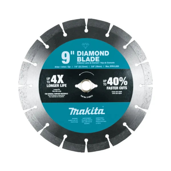 Makita - E-02515 - Segmented Rim Diamond blade 230mmx22.23mm - Makita | $76.60 | Available from Powertools Tauranga