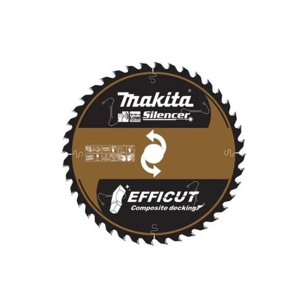 Makita - E-07266 - EFFICUT Composite Decking Cutting Blade 260mmx30mmx75T - Makita | $202.86 | Available from Powertools Tauranga