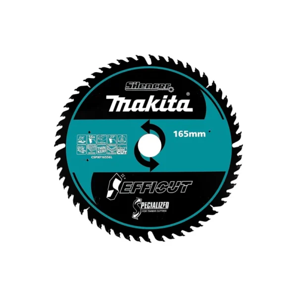 Makita - E-11798 - EFFICUT 165mm Wood Cutting Blade 24T/56T Twin Pack - Makita | $156.70 | Available from Powertools Tauranga