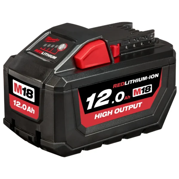 Milwaukee - M18HB12 - M18 REDLITHIUM HIGH OUTPUT 12.0Ah Lithium Ion Battery - Milwaukee | $505.99 | Available from Powertools Tauranga