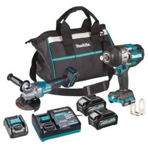 Makita - DK0139G201 - 40V max XGT Brushless 2pc kit 2x4Ah TW001G+GA013G and Charger w/ADP10 (Charger adapter for LXT) - Makita | $1763.64 | Available from Powertools Tauranga