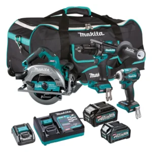 Makita - DK0155G301 - 40V max XGT Brushless 3pc kit 2.5/4.0Ah (HP001G/TD001G/HS003G) and Charger w/ADP10 (Charger adapter for LXT) - Makita | $2065.86 | Available from Powertools Tauranga