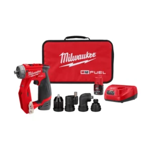 Milwaukee - M12FDDXKIT202B - M12 Drill / Driver Kit 4 Heads 1 x 2.0Ah Battery