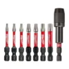 Milwaukee - 48324689 - SHOCKWAVE™ Power Bit Security Torx  50MM (2") 8PC SET - Milwaukee | $39.43 | Available from Powertools Tauranga