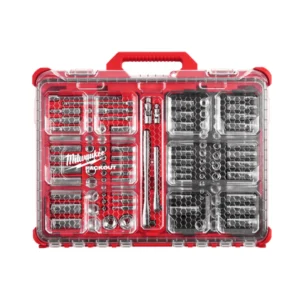 Milwaukee - 48229486 - 1/4” and 3/8” Drive 106 Piece Metric and SAE Ratchet and Socket Set with PACKOUT™ [Limited Stock] - Milwaukee | $807.30 | Available from Powertools Tauranga