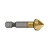 Alpha - CS3-13QR - 3 Flute HSS Cobalt Countersink 13mm TiN 1/4 Hex Carded - Alpha | $52.88 | Available from Powertools Tauranga