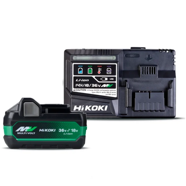 Hikoki - UC18YSL3(HJZ) - MULTI VOLT 1080W BATTERY & RAPID CHARGER KIT - Hikoki | $412.62 | Available from Powertools Tauranga