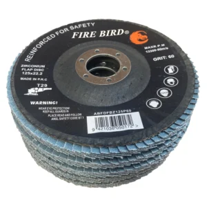 Firebird - ABFDFBC125P60 - Ceramic Flap Disc 125 X 22 X 60P - Firebird | $8.17 | Available from Powertools Tauranga