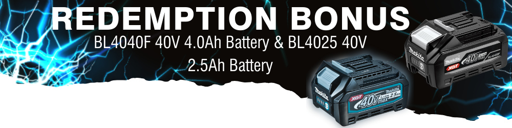Makita Redeem BL4040F and BL4025 Batteries 31/08/24