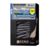 Ecko - BB30414G100-100 - 304 Stainless Steel T-REX17® Batten Screws