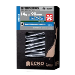 Ecko - BBC414G90L-100 - OutDoor XGuard T-REX17® Batten Screws