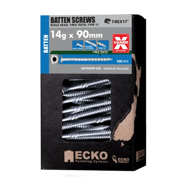 Ecko - BBC414G90L-100 - OutDoor XGuard T-REX17® Batten Screws