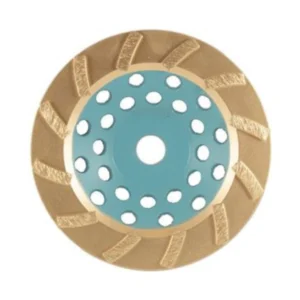 Holer - DGC0180-020 - Cup Wheel | TURBO SPIRAL* | 175mm | GOLD | #25 - Holer | $125.34 | Available from Powertools Tauranga