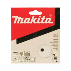 Makita - P-37409 - Circular Sanding pads 50PK 125mm 80G - Makita | $35.39 | Available from Powertools Tauranga