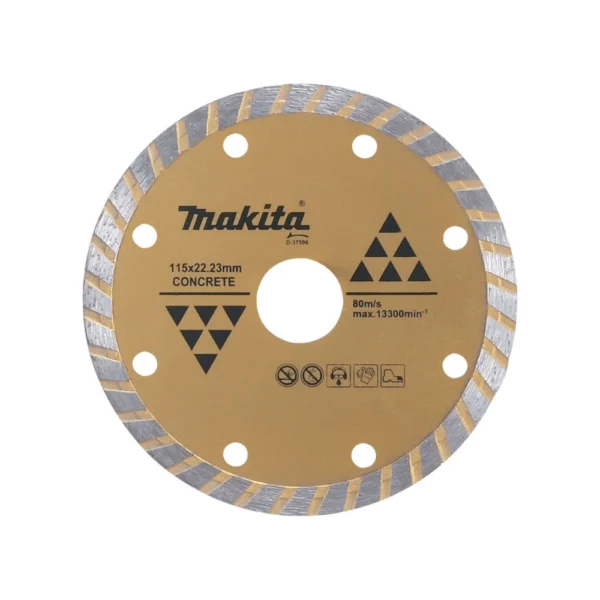 Makita - D-37627 - DIAMOND BLADE 230x22mm Turbo - Makita | $65.83 | Available from Powertools Tauranga