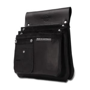 Buckaroo - NBS3B - Buckaroo Black Leather 3 Pocket Nail Bag - Buckaroo | $217.12 | Available from Powertools Tauranga