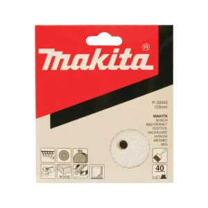 Makita - P-37390 - Circular Sanding pads 50PK 125mm 60G - Makita | $35.39 | Available from Powertools Tauranga