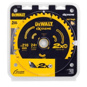 DeWalt - DT20432-QZ - Extreme Circ Saw 210x30mm 24T - DeWalt | $54.54 | Available from Powertools Tauranga