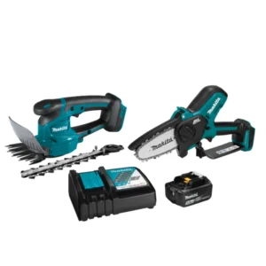 Makita - DLX2531T - 18V LXT Brushless 100mm Pruning Saw and 110mm Grass Shear 1x 5.0Ah Kit