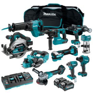 Makita - DK0233G101 - 40Vmax XGT 10pc 2x 4.0Ah Combo Kit