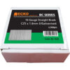 0.03649000 178623801517660523.jpg Ecko - BC-1625 - 16GA. Straight Brads Electro Galvanised 25mm 16G 2500 pieces